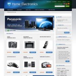  White Electronics Store Magento téma Webáruház készítés