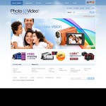 Webáruház készítés  White Video Store Magento téma 
