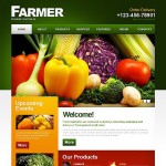  Fehér és fekete Farm honlap sablon Webáruház készítés
