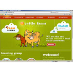 Webáruház készítés  Zöld -fehér Farm honlap sablon 