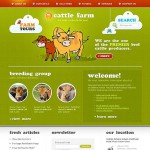  Zöld -fehér Farm honlap sablon Webáruház készítés