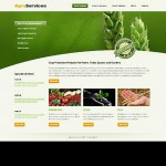  Zöld -fehér Mezõgazdaság honlap sablon Webáruház készítés