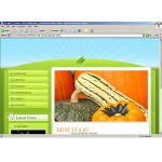 Webáruház készítés  Zöld növényi honlap sablon 