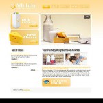  White Cattle Farm honlap sablon Webáruház készítés