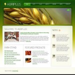  Fehér és Zöld Mezőgazdaság honlap sablon Webáruház készítés