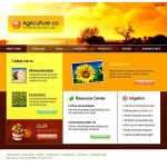 Webáruház készítés  Fehér és sárga Mezõgazdaság honlap sablon 
