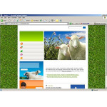 Webáruház készítés  Fehér és Zöld Sheep Farm honlap sablon 