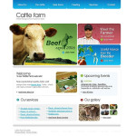 Webáruház készítés  White Cattle Farm honlap sablon 
