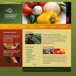  Zöld növényi honlap sablon Webáruház készítés