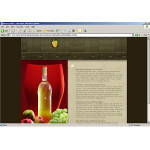 Webáruház készítés  Fekete és zöld Winery honlap sablon 