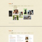  Sárga -fehér Animal Shelter honlap sablon webáruház készítés