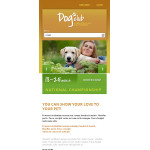 webáruház készítés  Fehér és zöld Dog honlap sablon 