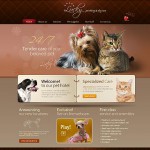 Brown Pet Ülõ honlap sablon webáruház készítés