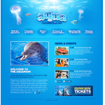 webáruház készítés  Cián u0026 Blue Dolphin honlap sablon 