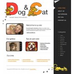 webáruház készítés  Fehér és fekete Állatok és kisállatok honlap sablon 