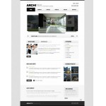 Webáruház készítés  Fehér és szürke Architecture honlap sablon 