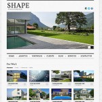  Fehér építészet honlap sablon Webáruház készítés