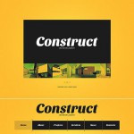  Sárga Építőipari Vállalat honlap sablon Webáruház készítés