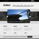  Black u0026 White Architecture honlap sablon Webáruház készítés