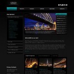  Fekete Architecture honlap sablon Webáruház készítés