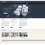 Webáruház készítés  Fehér és fekete Construction Company honlap sablon 