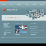  Cián és szürke Construction Company honlap sablon Webáruház készítés