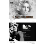 webáruház készítés  Szürke és fekete fotós Portfolio Website Template 