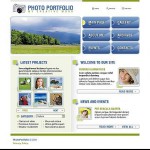  White fotós Portfolio Website Template webáruház készítés