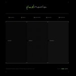  Fekete fotós Portfolio Website Template webáruház készítés