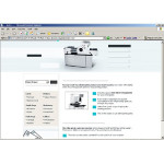 webáruház készítés  White u0026 Grey Print Shop honlap sablon 