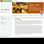  White Art Gallery honlap sablon webáruház készítés
