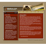 webáruház készítés  Brown Art Web Template 