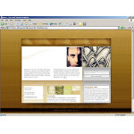 webáruház készítés  Brown u0026 White Artist Portfolio Website Template 