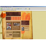 webáruház készítés  Brown u0026 Orange Art Web Template 
