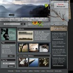  Black u0026 Grey Art Web Template webáruház készítés