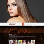  Black u0026 Brown Hair Salon honlap sablon Webáruház készítés