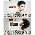 Webáruház készítés  Szürke -fehér Hair Salon honlap sablon 
