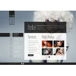 Webáruház készítés  Grey u0026 Black Hair Salon honlap sablon 