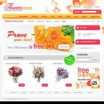  White Flower Shop Magento téma Webáruház készítés