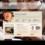  Szürke Szépségszalon honlap sablon Webáruház készítés