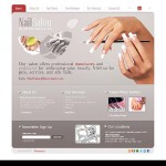  White u0026 Grey Nail Salon honlap sablon Webáruház készítés