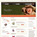  White Flower Shop Magento téma Webáruház készítés
