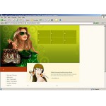 Webáruház készítés  Fehér és zöld Beauty School honlap sablon 