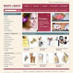 Webáruház készítés  White Kozmetikai Store honlap sablon 