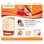 Webáruház készítés  White u0026 Orange Szépségszalon honlap sablon 