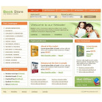 Webáruház készítés  White Book Store honlap sablon 