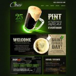  Fekete Brewery honlap sablon Honlap és webáruház készítés