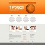  White u0026 Orange Marketing Ügynökség honlap sablon honlap készítés