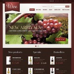  Black u0026 Brown Magento Wine Theme Webáruház készítés