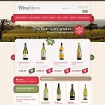  White Wine Magento téma Webáruház készítés
